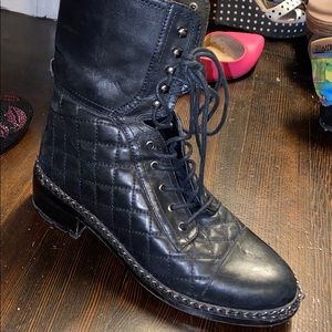 Vince Camuto combat boots